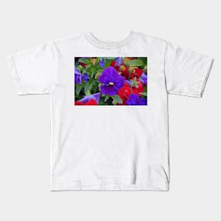 Grand Lake Floral Study 9 Kids T-Shirt